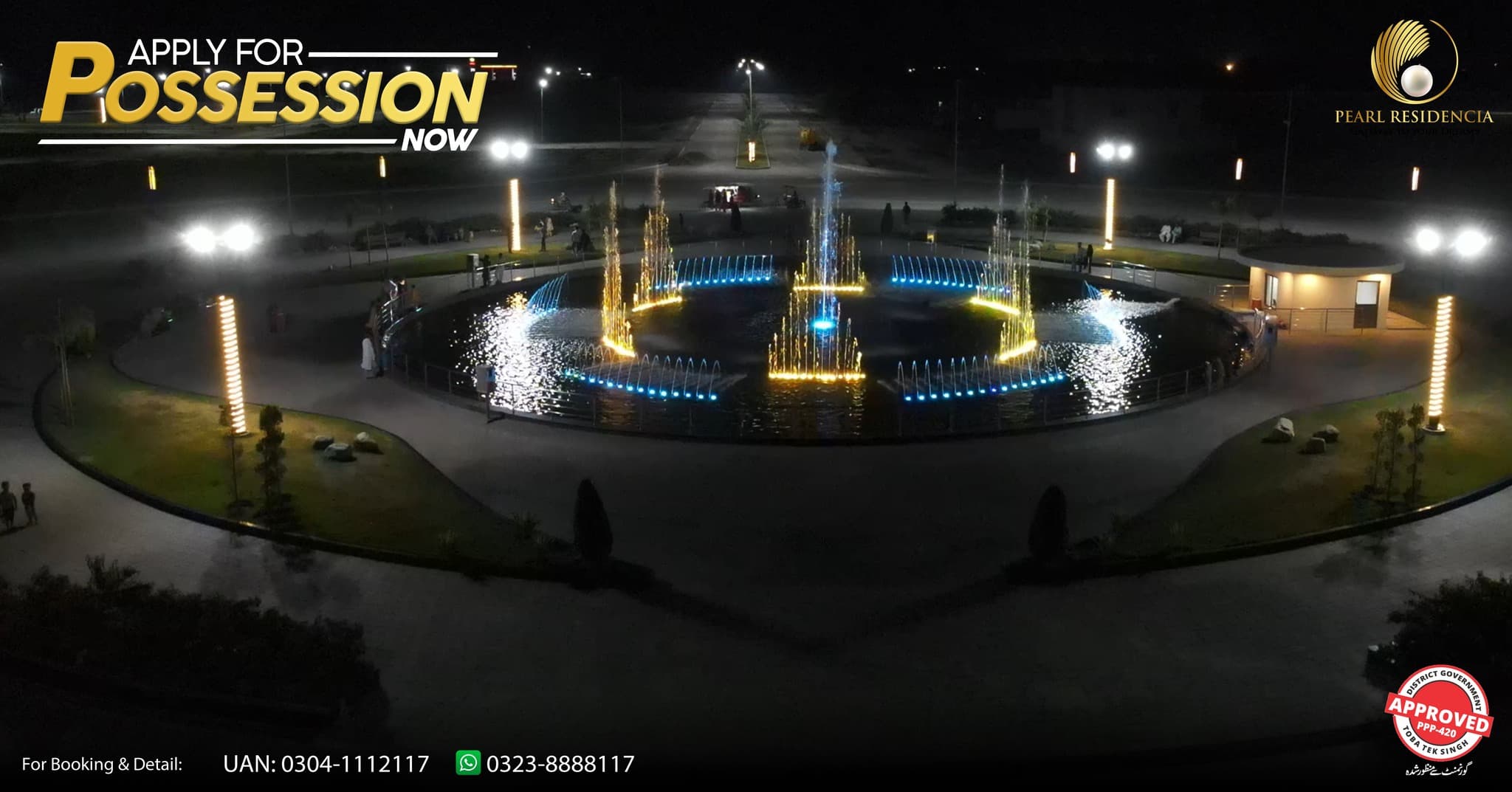 Pearl Residencia Dancing Fountain